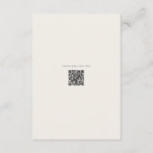 Modern Neutral Cat Grooming Business Insert |  サンキューカード (裏面)