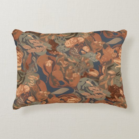 Modern Neutral Checkerboard Pattern | Trendy Home  アクセントクッション (正面)