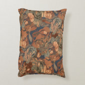 Modern Neutral Checkerboard Pattern | Trendy Home  アクセントクッション (裏面(縦))