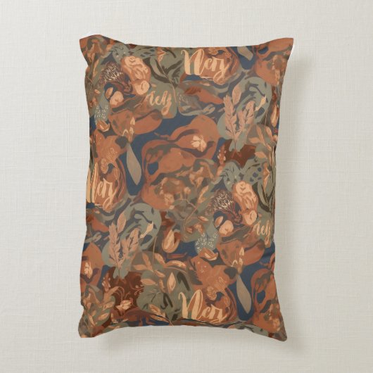 Modern Neutral Checkerboard Pattern | Trendy Home  アクセントクッション (裏面(縦))