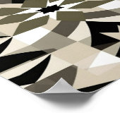 Modern Neutral Geometric Wall Art Print | Earth To ポスター (角)