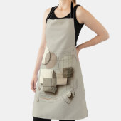 Modern Neutral Geometry  エプロン (インサイチュ)
