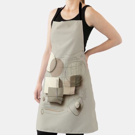 Modern Neutral Geometry  エプロン (インサイチュ)