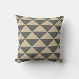 Modern Neutral Scandinavian Pattern Throw Pillow クッション
