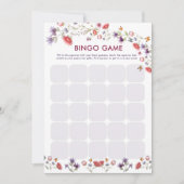 Modern New Chapter Begins Bridal Shower Bingo Game (正面)