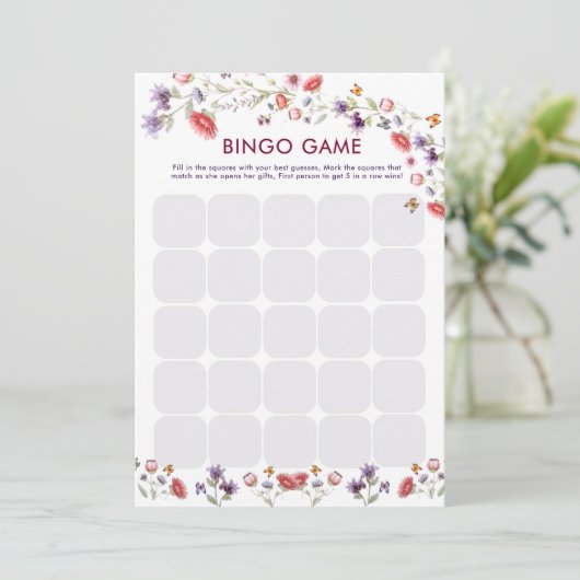 Modern New Chapter Begins Bridal Shower Bingo Game (スタンド正面)