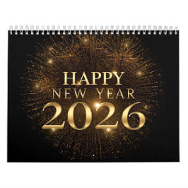 modern new year 2026 wall calendar カレンダー