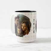 Modern New Year Resolutions Checklist Personalized ツートーンマグカップ (正面左)