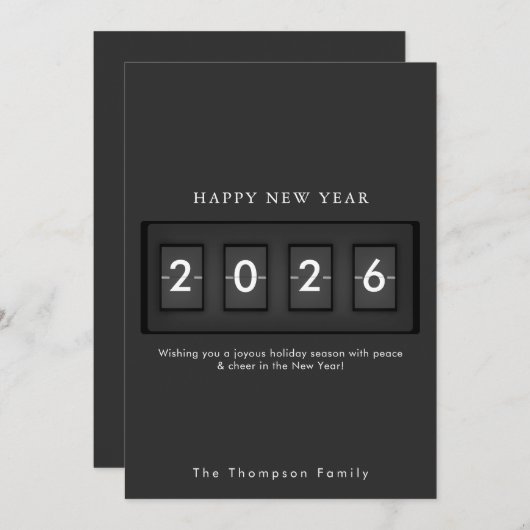 Modern New Year Simple Countdown (正面/裏面)