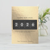 Modern New Year Simple Countdown Gold (スタンド正面)