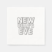 Modern New Year's Eve Party  スタンダードカクテルナプキン (正面)