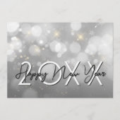 Modern New Year's Eve Party 招待状 (正面)