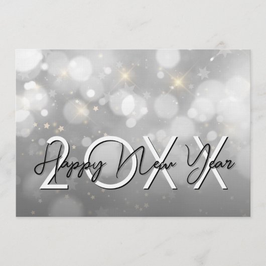 Modern New Year's Eve Party 招待状 (正面)