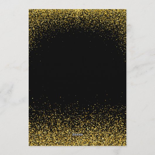 Modern New Year's Eve Party 招待状 (裏面)