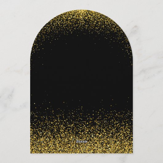 Modern New Year's Eve Party 招待状 (裏面)