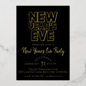 Modern New Year's Eve Party  箔シーズンカード (正面)