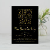 Modern New Year's Eve Party  箔シーズンカード (立ち正面)