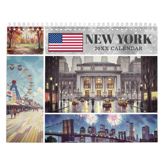 Modern New York USA  カレンダー (カバー)