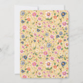 Modern Newspaper Flat Birth Announcement Card 案内状 (裏面)