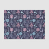 Modern Night Forest Deer 薄葉紙 (正面)