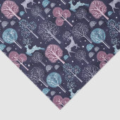 Modern Night Forest Deer 薄葉紙 (詳細)