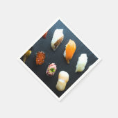 Modern Nigiri Set on Slate – SUSHIMI Collection スタンダードカクテルナプキン (角)