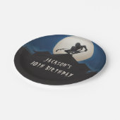 Modern Ninja Warrior Birthday Party ペーパープレート (アングル)