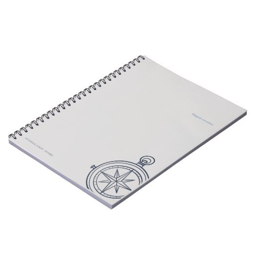 Modern Nocturnal Scholar Aesthetic ノートブック (左側)