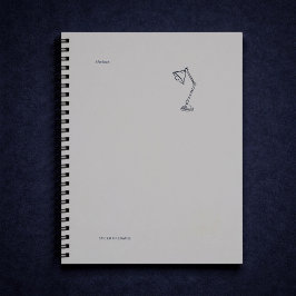 Modern Nocturnal Scholar Aesthetic/Night Lamp ノートブック