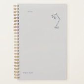 Modern Nocturnal Scholar Aesthetic/Night Lamp プランナー手帳 (正面)