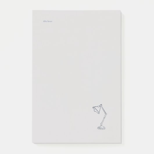 Modern Nocturnal Scholar Aesthetic/Night Lamp ポストイット (正面)