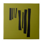Modern Nordic Timber Abstract Ceramic Tile タイル (正面)