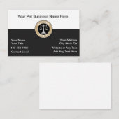 Modern Notary Public New Business Cards 名刺 (正面/裏面)