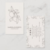 Modern  nutritionist Business Card 名刺 (正面/裏面)