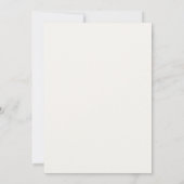 Modern Off-White She Did It Graduation Party  Inv 招待状 (裏面)