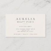 Modern Office Appointment Card 予約カード (裏面)