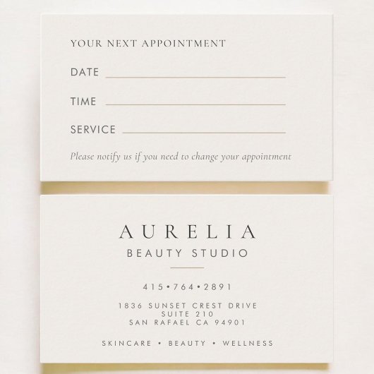 Modern Office Appointment Card 名刺