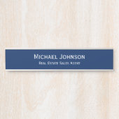 Modern Office Firm Name Plate Job Title Door Sign サインプレート (正面)