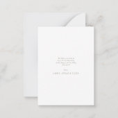 Modern Olive Green Multi Photo Christmas ノートカード (裏面)