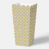 Modern Olive & Magenta Geometric Tribal Pattern フェイバーボックス (裏面)