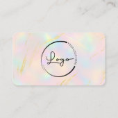 Modern Opal Business Branding 名刺 (裏面)