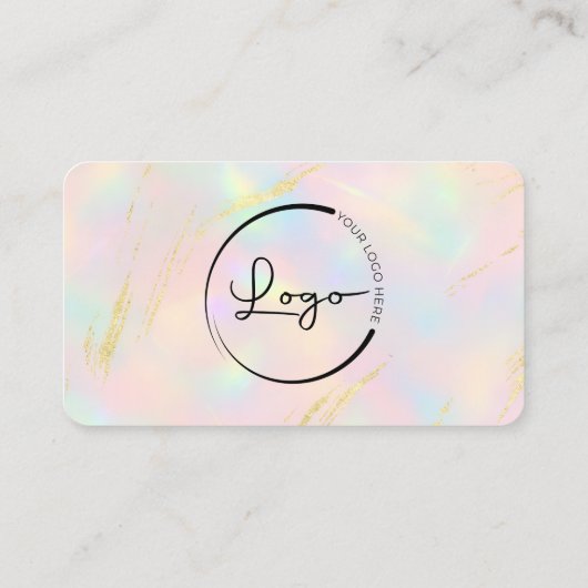 Modern Opal Business Branding 名刺 (裏面)