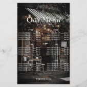 Modern Opening business Arched Photo Prices チラシ (裏面)