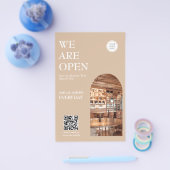 Modern Opening business Arched Photo Prices チラシ (シングル)