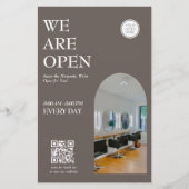 Modern Opening business Arched Photo Prices チラシ (正面)