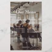 Modern Opening business Arched Photo Prices チラシ (裏面)
