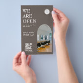 Modern Opening business Arched Photo Prices チラシ (ハンドル)