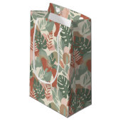 Modern Organic Abstract Harmony Seamless Pattern スモールペーパーバッグ (正面アングル)