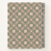 Modern Organic Botanical Geometric Notebook ノートブック (裏面)
