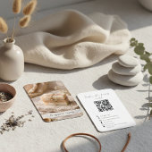 Modern Organic Handmade Soap QR Code Photo 名刺